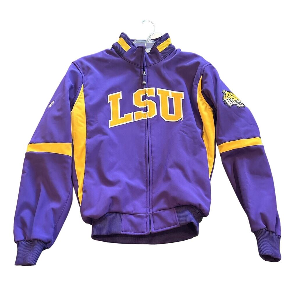 RARE Vintage Majestic LSU Tigers Jacket Small Fits Like Medium High Quality Coat